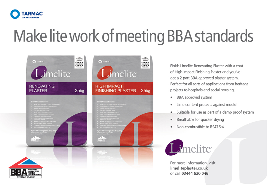 Tarmac Limelite The durable, breathable alternative to gypsum based